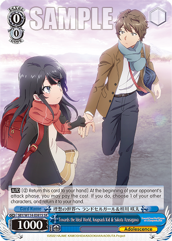 Towards the Ideal World, Knapsack Kid & Sakuta Azusagawa SBY/W114-E081S