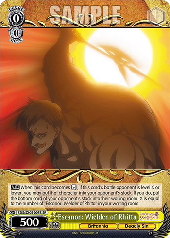 Escanor: Wielder of Rhitta