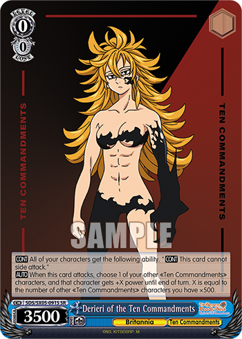 Derieri of the Ten Commandments SDS/SX05-091S