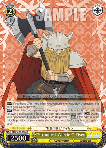 "Strongest Warrior" Eisen decoding=