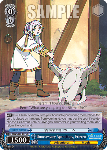 Unnecessary Spendings, Frieren