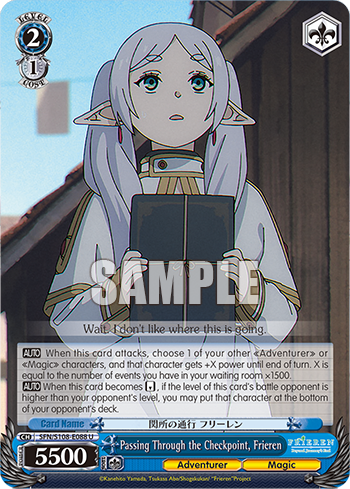 Passing Through the Checkpoint, Frieren