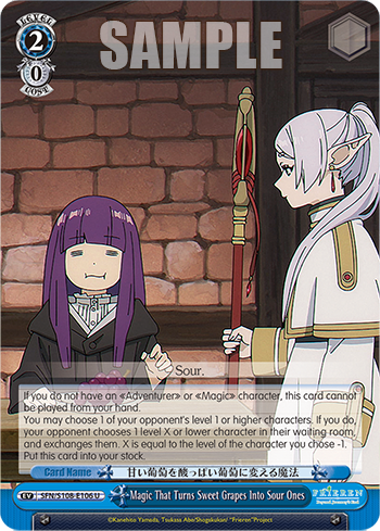 Magic That Turns Sweet Grapes Into Sour Ones