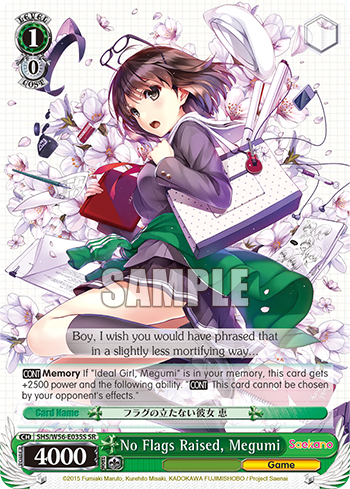 No Flags Raised, Megumi