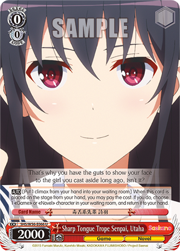 Sharp Tongue Trope Senpai, Utaha