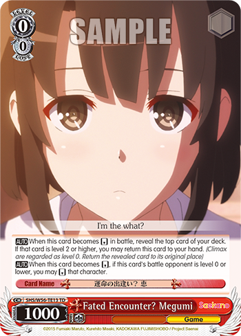 Fated Encounter? Megumi