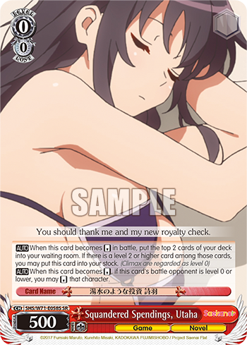 Squandered Spendings, Utaha