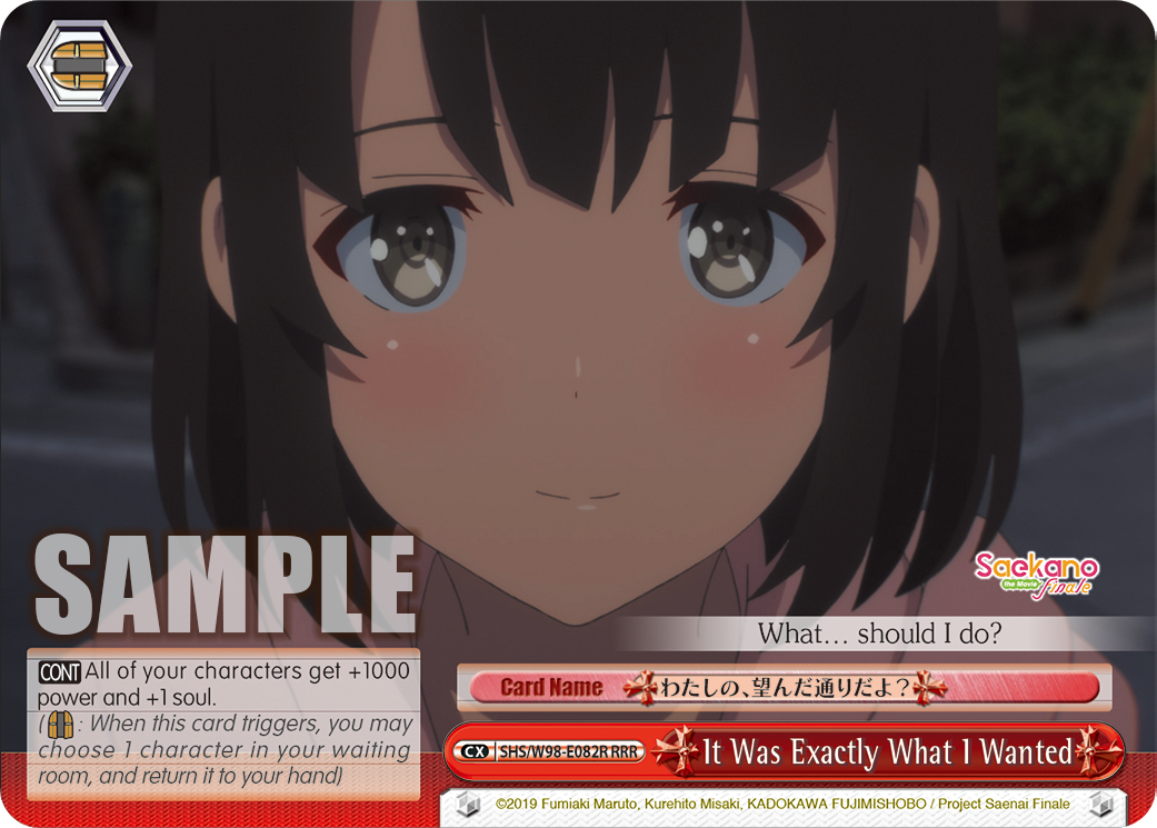 It Was Exactly What I Wanted