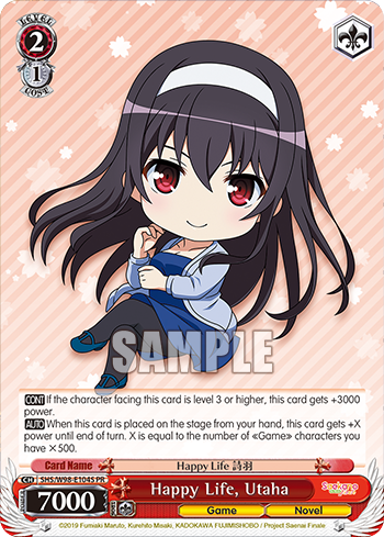 Happy Life, Utaha SHS/W98-E104S