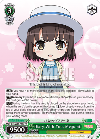 Diary With You, Megumi SHS/W98-PE06