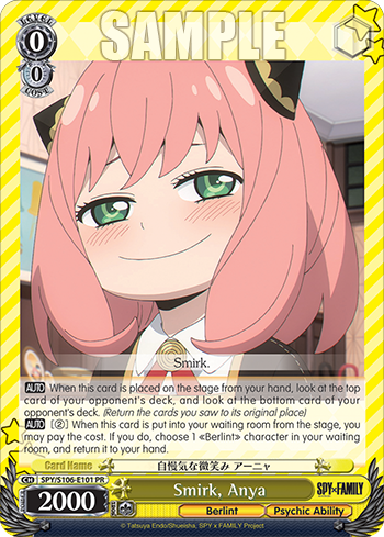 Smirk, Anya SPY/S106-E101