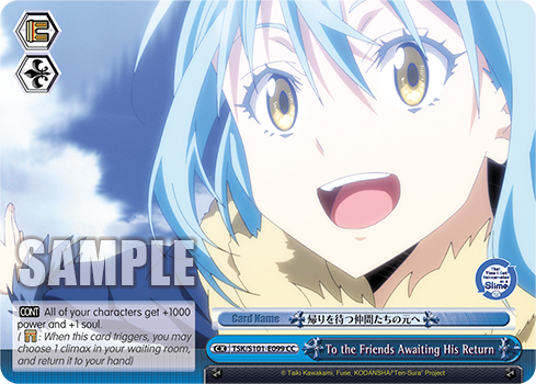 To the Friends Awaiting His Return TSK/S101-E099