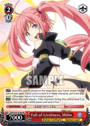 Full of Liveliness, Milim TSK/S101-E104