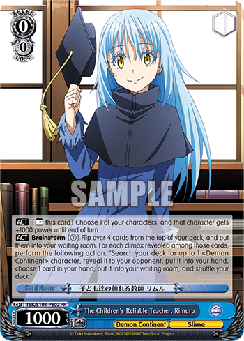 The Children’s Reliable Teacher, Rimuru TSK/S101-PE02