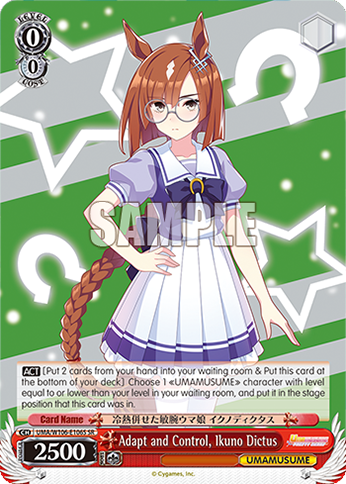 Adapt and Control, Ikuno Dictus UMA/W106-E106S