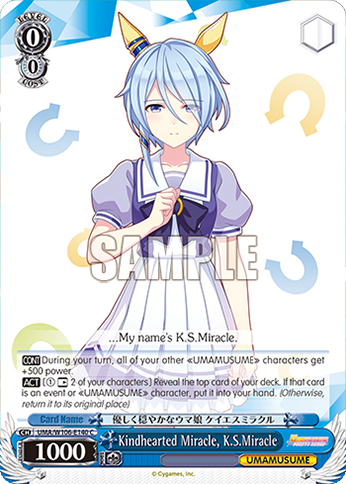 Kindhearted Miracle, K.S.Miracle