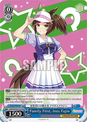 Family First, Ines Fujin UMA/W106-E141S