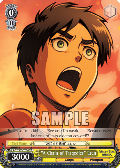 "A Chain of Tragedies" Eren