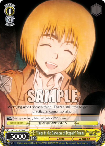 "Hope in the Darkness of Despair" Armin