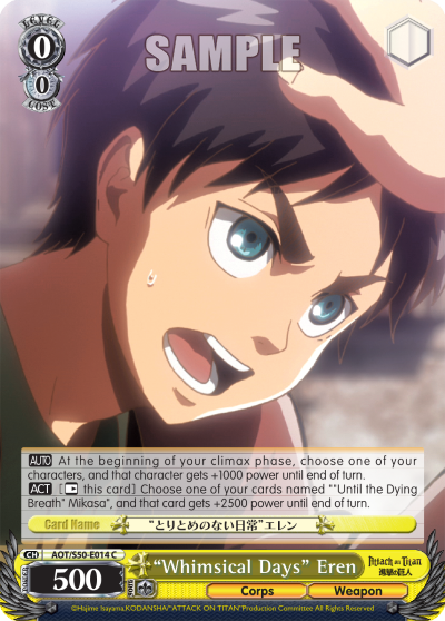 "Whimsical Days" Eren