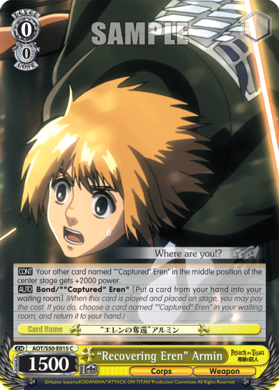 "Recovering Eren" Armin