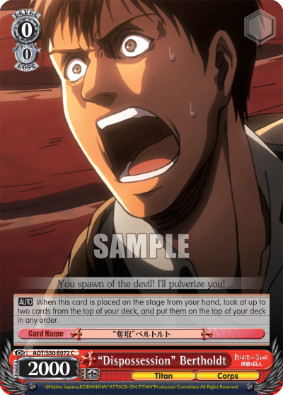 "Dispossession" Bertholdt