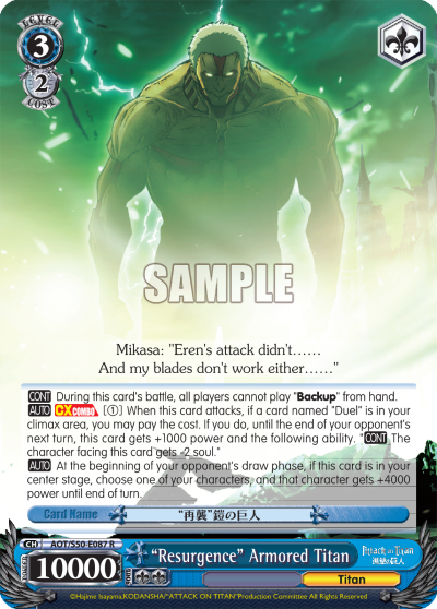 "Resurgence" Armored Titan