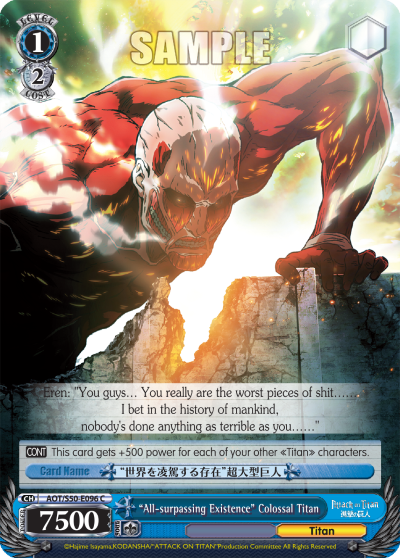 "All-surpassing Existence" Colossal Titan
