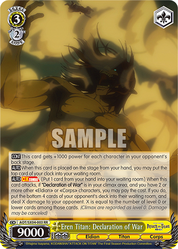 Eren Titan: Declaration of War