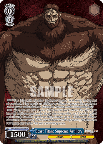 Beast Titan: Supreme Artillery