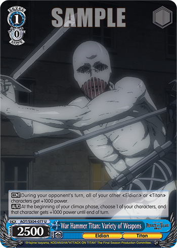 War Hammer Titan: Variety of Weapons