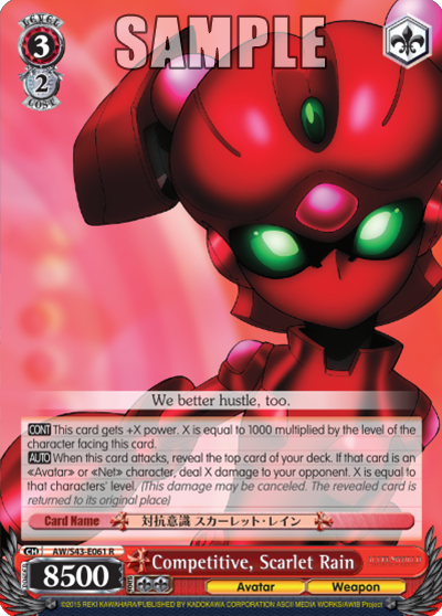 Competitive, Scarlet Rain