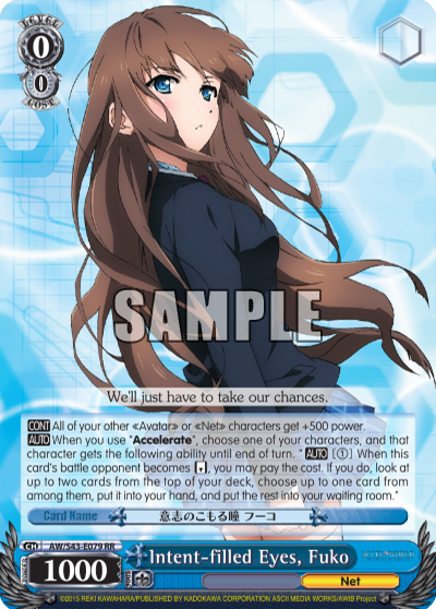 Intent-filled Eyes, Fuko