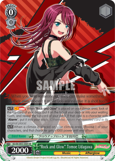 "Rock and Glow" Tomoe Udagawa