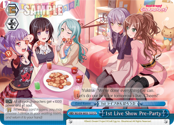 1st Live Show Pre-Party BD/EN-W03-122
