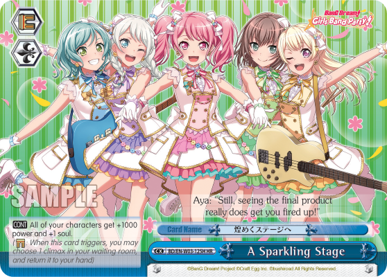 A Sparkling Stage BD/EN-W03-125H