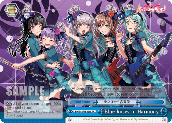 Blue Roses in Harmony BD/EN-W03-126S