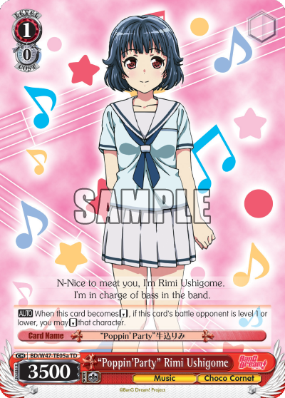 “Poppin’Party” Rimi Ushigome