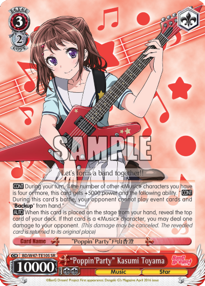 “Poppin’Party” Kasumi Toyama
