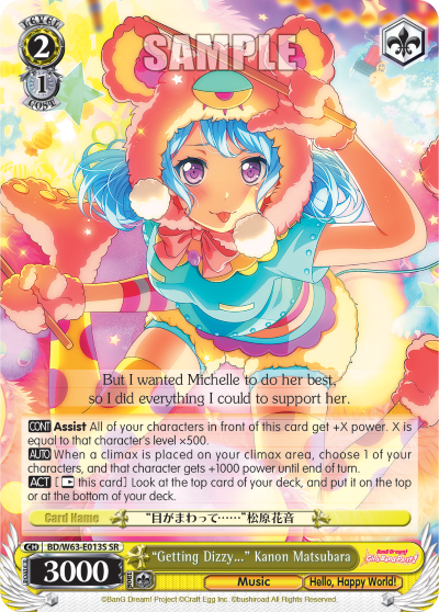 "Getting Dizzy..." Kanon Matsubara