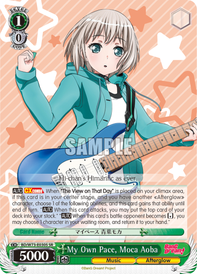 My Own Pace, Moca Aoba