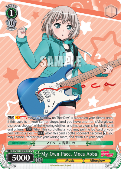 My Own Pace, Moca Aoba