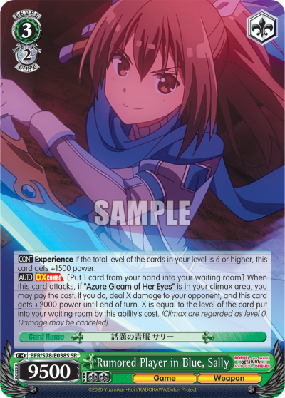 Rumored Player in Blue, Sally