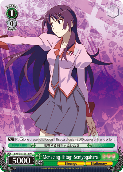 Menacing Hitagi Senjyogahara
