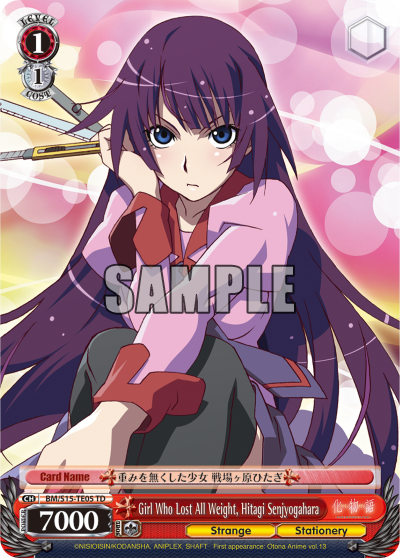 Girl Who Lost All Weight, Hitagi Senjyogahara