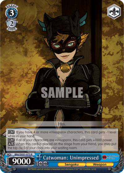 Catwoman: Unimpressed