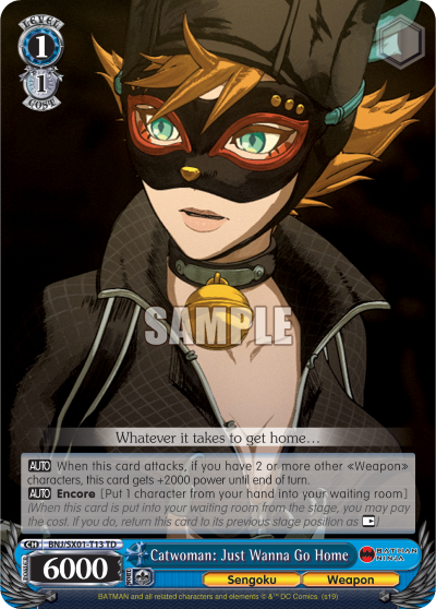 Catwoman: Just Wanna Go Home