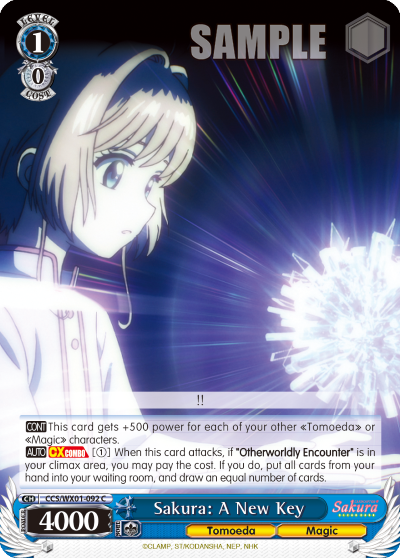 Sakura: A New Key CCS/WX01-092