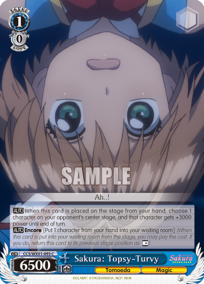 Sakura: Topsy-Turvy CCS/WX01-093