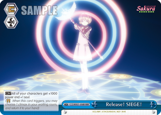 Release! SIEGE! CCS/WX01-098R